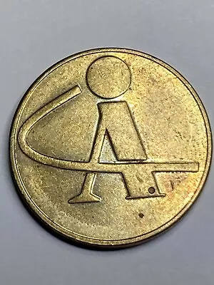 VINTAGE ATLAS AMUSEMENT ARCADE TOKEN (#c01) • $9.68