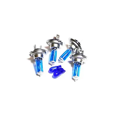 H7 H7 501 55w ICE Blue Xenon HID High/Low/Side Light Beam Headlight Bulbs Kit • £7.67
