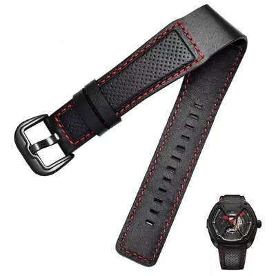 Genuine Leather Watch Band Fit For Dietrich Suunto OTC-AO1 OT-3 Stitches Belt • $33.58