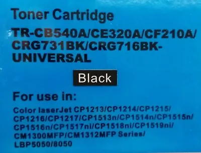 CF210A Black Toner Compatible For HP Laserjet PRO 200COLOUR M251N/NWMFP-M276NW • £19.41