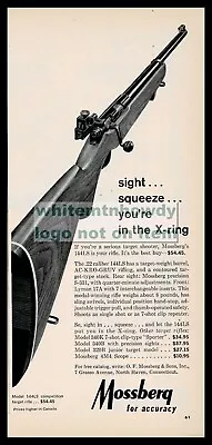 1963 MOSSBERG 144LS Competition Target Rifle PRINT AD • $11.99