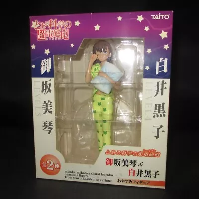 Mikoto Misaka Figure Pajamas Ver. A Certain Scientific Railgun TAITO From Japan • $36.99