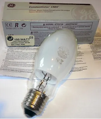 GE Ceramic Metal Halide 100 Watt Lamp CMH100/E/U/830/D • £25