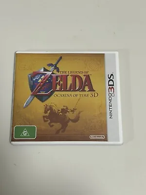 The Legend Of Zelda Ocarina Of Time 3D Nintendo 3DS AUS Game With Manual Tested • $40