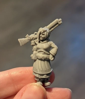 £5.50 • Buy 32mm 3d Printed Miniatures, Dungeon And Dragons, TTRPG, Female Warrior Dwarf...