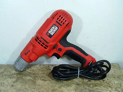 Black & Decker #DR340 0-1500 RPM VSR 6.0 Amp 3/8  Drill Pre-owned & Tested  • $18.99