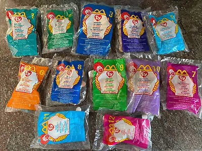 1999 McDONALDS TY TEENIE BEANIE BABIES 1-12 COMPLETE SET  SEALED • $13