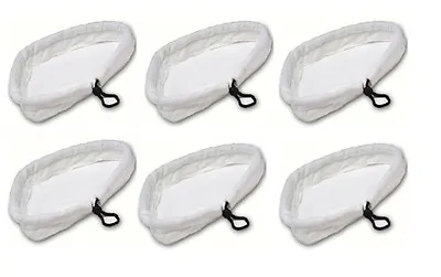 6 Mop Pads For Holme HSM2001 HDSM4001 SM-04 ABODE ADSM4001 ADSM5001 Pro+ Cleaner • £10.99