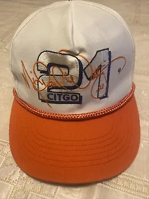 NASCAR Citgo Racing Cap Hat Vintage Braid Rope 21 Michael Waltrip Snapback • $15.99