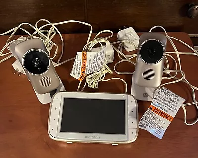 Motorola 5 Inch Portable Video Baby Monitor With 2 Cameras • $40