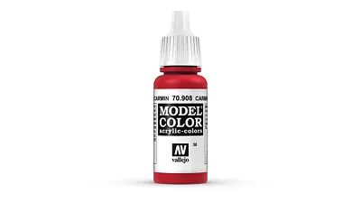 AV Vallejo Model Color 17ml - Carmine Red (VAL908) • £3.99