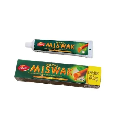  Miswak  Toothpaste Original Miswak Egypt Dabur 140 G Natural Siwak Toothpaste • $19.99