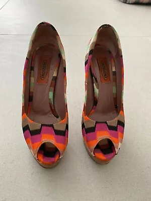 £161.87 • Buy 💯 Missoni Heels Shoes With Dust Bag $200 Size 36 6