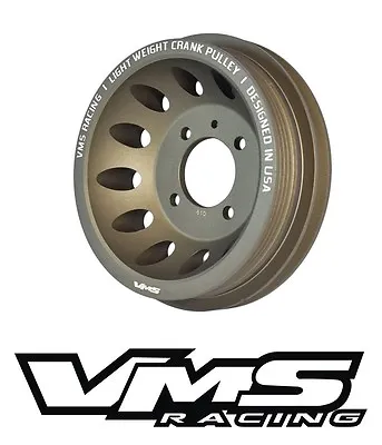 VMS Light Weight Aluminum Crank Crankshaft Pulley 90-93 Mazda Miata 1.6L B6ZE • $84.95
