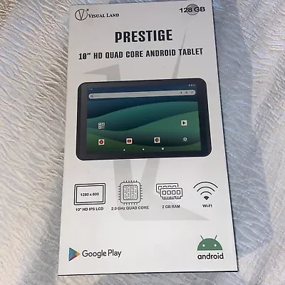 PRESTIGE 128GB 10in HD Quad Core Android Tablet ME10QHSA128BLKK Black BRAND NEW • $59.95