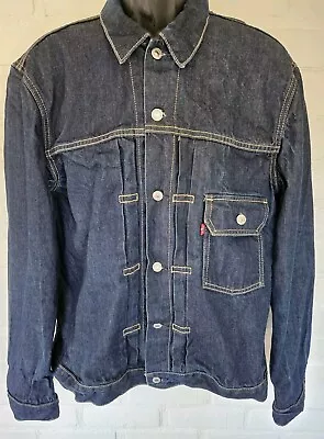 Levis 506xx Jacket Sz XL Type 1 Denim Trucker Buckleback LVC 70534-9951 • $185.95