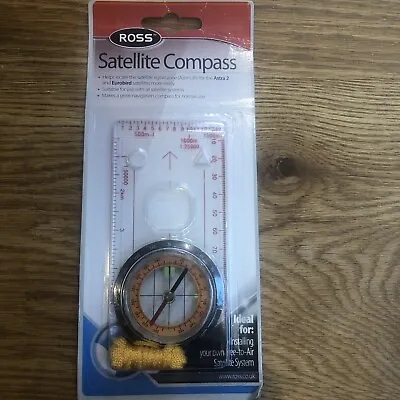 Ross Satellite Compass New In Blister Pack • £8