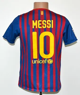 £27.59 • Buy Barcelona Spain 2011/2012 Home Football Shirt Jersey #10 Messi Nike Size Xl Kids