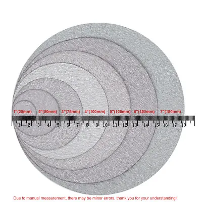 1  - 7  Hook And Loop Sanding Discs Orbital Sander Pads Sandpaper 60 - 1200 Grit • $12.68