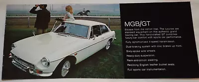 ★★1969 Mgb Gt / Mgc Original Vintage Mini Dealer Advertisement Print Ad-69 Mgbgt • $9.99