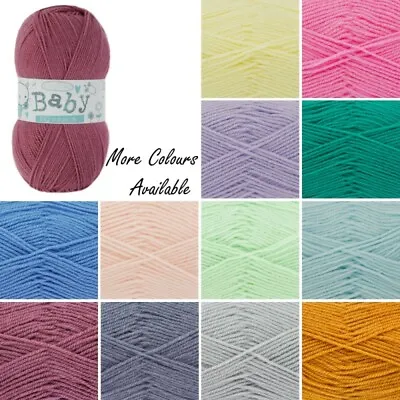 King Cole Big Value Baby DK Knitting Wool Yarn Premium Acrylic 100g • £3.07