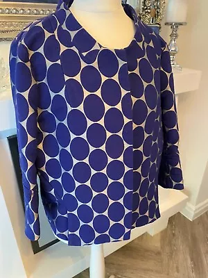 MARNI At H&M Stunning Jacket In Blue & Silver UK 12 EUR 40 • £63.99