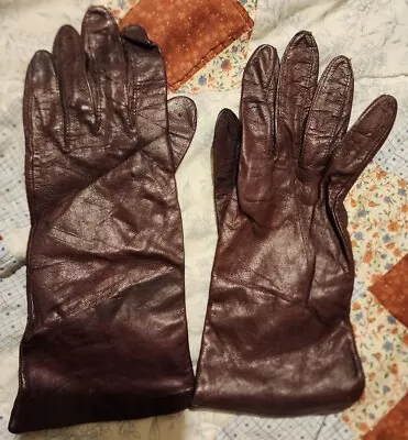 Vintage Womens Leather Gloves • $12.65