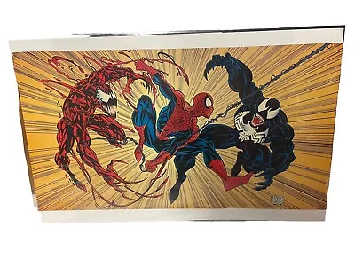 Vintage 1993 Carnage Vs Spider-Man Venom Marvel Press Poster 141 22x34 • $120