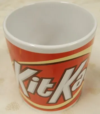 Vintage Kit Kat White & Red Coffee Mug 11oz Cup By Galerie ~ The Hershey Company • $5.50
