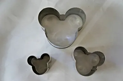  Stainless Steel Mickey Mouse Cooking Steaming Baking Rings Molds Cutters  • $6