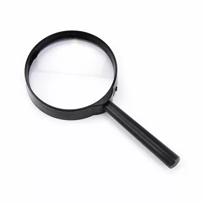 60mm 5X Held Hand Reading Magnifier Magnifying Glass Lens Jewelry Loupe Zoomer • $6.99