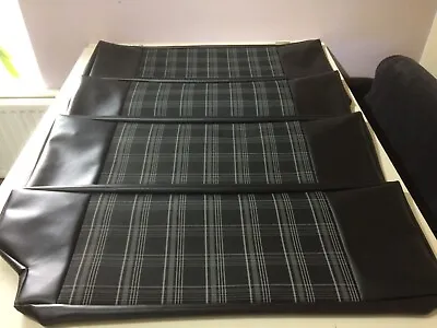 GTI Tartan Rock And Roll Bed Cushions Staple On Covers - Made To Measure  • £0.99