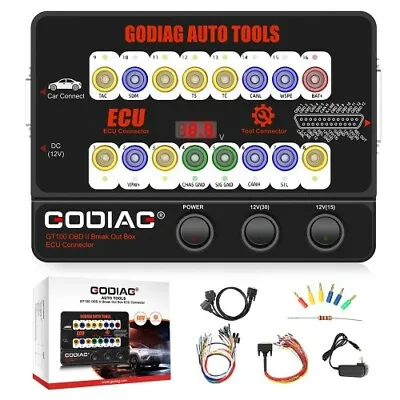 GODIAG GT100 Auto Tool OBDII Break Out Box ECU Connector GODIAG GT100 • $109