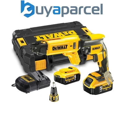 £338.99 • Buy Dewalt DCF620P2K 18v XR Li-Ion Brushless Collated Drywall Screwgun Autofeed 5.0