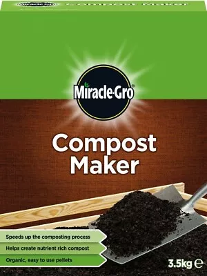 Miracle-Gro Compost Maker 3.5kg Organic Nutrient Rich Soil Plant Fertiliser • £7.99