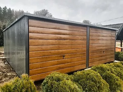 £5990 • Buy Steel Garage  20x20ft (6 X6m)Colors White And Black/ Metal Shed Sheds,Carport
