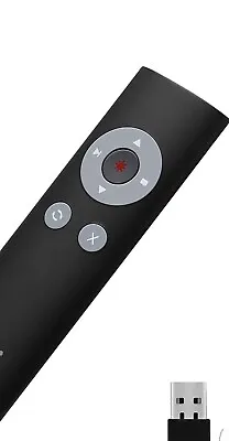 Wireless Clicker For PowerPoint - Laser Pointer Powerful 100m Red Dot • £10.99