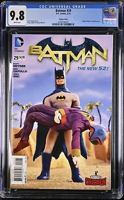Batman #29 CGC 9.8 Robot Chicken 1:25 Incentive Variant Cover Joker 2014 DC • $89.99