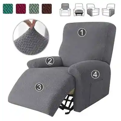 Recliner Cover Separate Four Pieces Furniture Cover Armchair Cover Slipcovers • $52.31