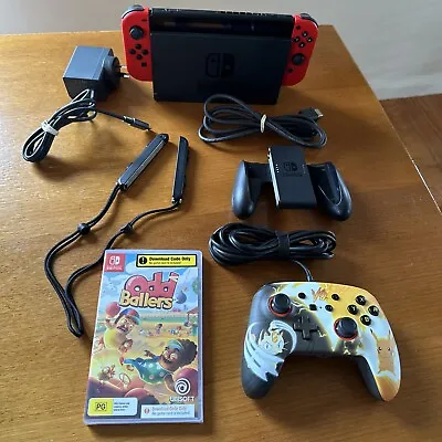 Nintendo Switch Console Includes All Hook-ups + Odd Ballers Game Oz Seller • $350