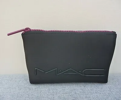 1x MAC Soft Foam Black/Purple Makeup Cosmetics Bag Brand New!! • $27.99