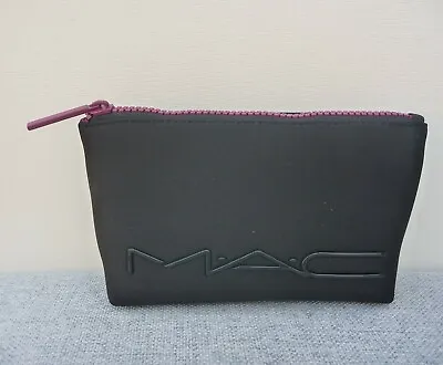 MAC Soft Foam Black/Purple Makeup Cosmetics Bag Brand New!! • $24.99