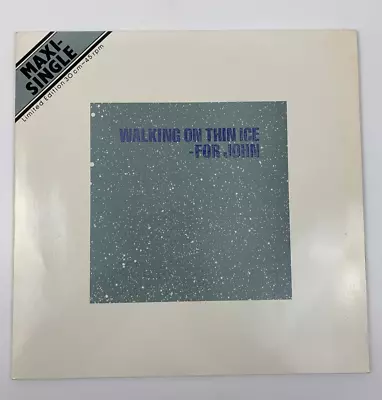 Yoko Ono - Walking On Thin Ice - Original Vinyl 12  Maxi Single - 1nsert - 1981. • £12.99