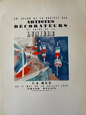 Raoul Dufy - Antique Lithograph Created: 1959 Mourlot Studios Paris France • $19.95