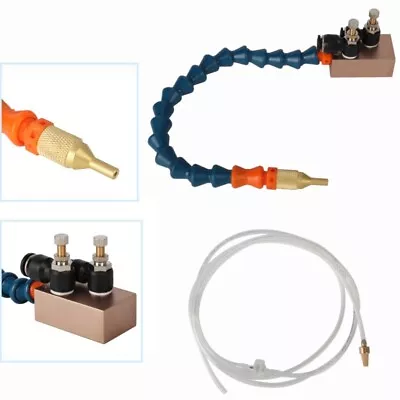 Mist Coolant Spray System Kit For Air Pipe CNC Lathe Milling Drill Machine • $13.01