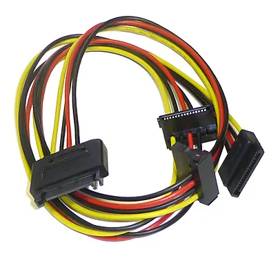 SATA 3 Way Power Splitter Cable Lead - Turn 1 SATA Power Connector Into 3 • £4.69