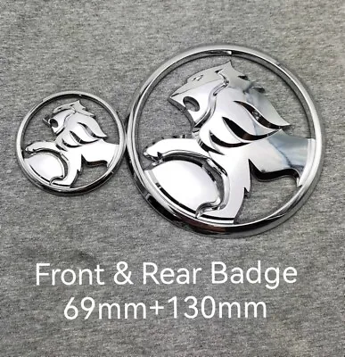 $40 • Buy Front Rear Badge Holden Lion Tailgate Emblem Combo Set For GM Holden 69mm+130mm