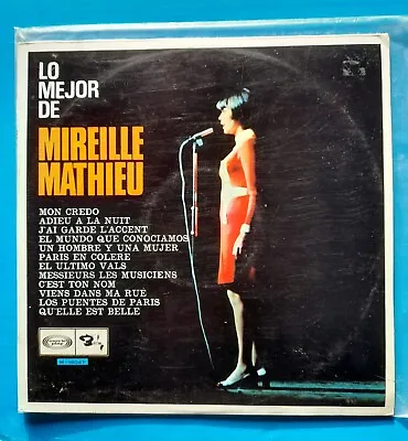 MIREILLE MATHIEULo Mejor De...Rare SPANISH LP Movieplay/Barclay.In French • £6.50