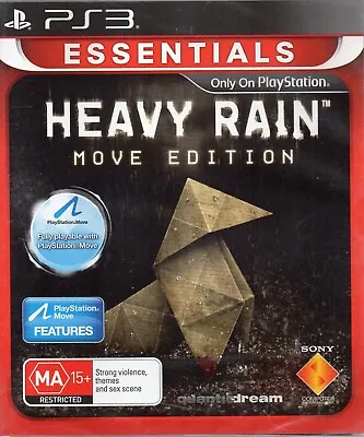 Heavy Rain - Move Edition Sony Playstation 3 Video Game Ps3 New/sealed • $19.99
