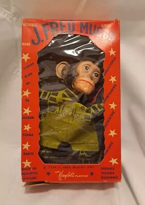 J Fred Muggs Chimpanzee Vintage 1950’s Monkey Puppet With Box • $20